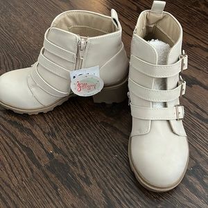 Jellypop girls heel boots with fur